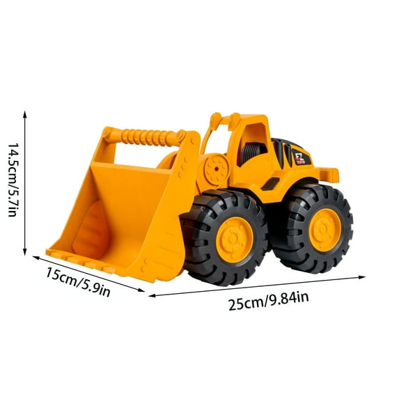 STPToys Construction Toys for 3-8,Large Friction Powered Construction Truck Toys Vehicles Sand Toys as Birthday Gifts - Bulldozer