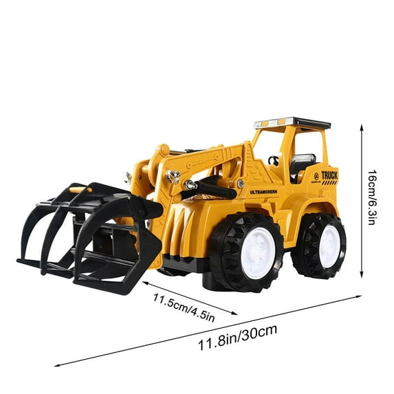 STPToys Construction Toys for 3,Engineering Bulldozer Construction Truck Toys Sand Vehicles Toys Best Birthday - Bulldozer