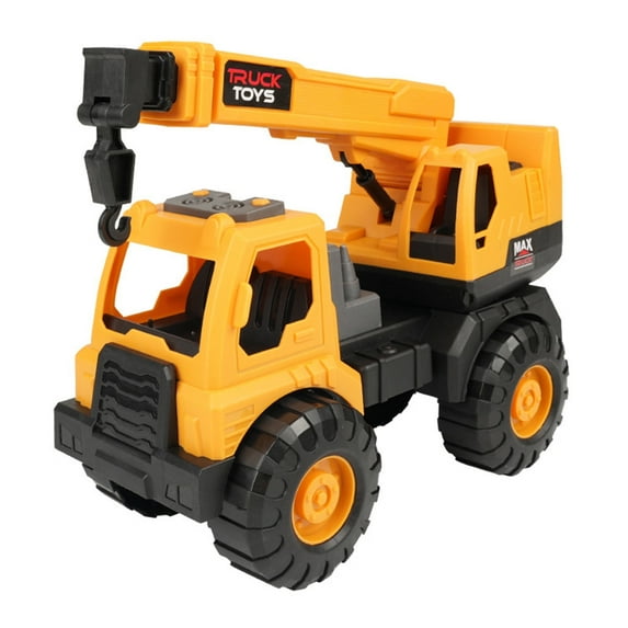 STPToys Construction Toys for 3+,Engineering Crane Car Plastic Vehicles Toy Sandbox Toy Party Favors Gifts