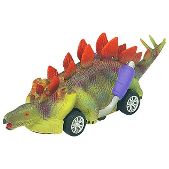 STPToys Dinosaur Toys for 3-5,Pull Back Cars Toy Dinosaur Cars Toys Monster Trucks Toys for 2-5 - Red
