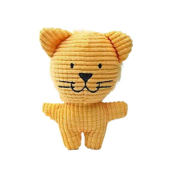 STPToys Dog Squeak Toys,Puppy Stuffing Chew Toys for Small Medium Large Dogs Teething Interactive to Keep Them Busy - Tiger