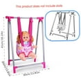 thumbnail image 1 of STPToys Doll Accessories Toys Dollhouse Furniture Doll Swing Dolls Furniture Play Stuff Party Favors Birthday Gifts - Doll Swing, 1 of 5