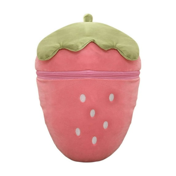 STPToys Easter Bunny Stuffed Animal,Strawberry Plush Turn Into Rabbit Fruit Doll,Plushie Funny Bunny Toy,Birthday Gifts - Bunny