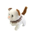 thumbnail image 1 of STPToys Electronic Interactive Cats Plush Toys,Walking Lifelike Kitty Companion Dolls Soft Plushies Cuddly Kitten Pet Birthday Gifts - Brown, 1 of 7