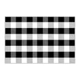 thumbnail image 1 of STPToys Fall Outdoor Rug Buffalo Plaid Front Door Mat Black Check Layered Doormats for Front Porch/Farmhouse/Entryway/Patio, 1 of 7