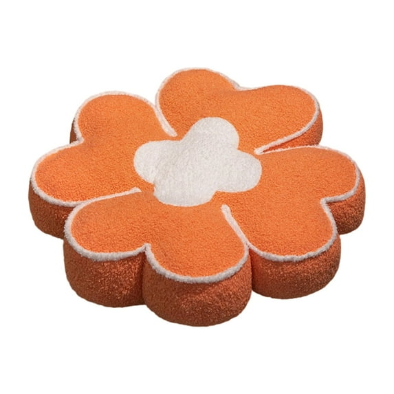 STPToys Floor Pillow,15.7 inch Large Pillows Seating for Adults,Tufted Corduroy Cushion for Living Room Tatami - Orange