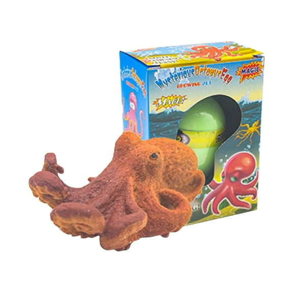 STPToys Hatching Growing Octopuses Egg Grow in Water Toys Octopuses Game Animals Soaked in Water Birthday Gifts Party Favors