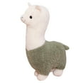 thumbnail image 1 of STPToys Llama Stuffed Animal Alpaca Plushies Toys,Cute Soft Fluffy Cushion Companion Dolls Cuddly Toys Birthday Gifts Favor - Green, 1 of 4