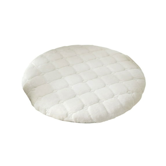 STPToys Meditation Floor Pillow,14 inch Round Cushion Pad for Chair Pillows Seating for Tatami Living Room - White