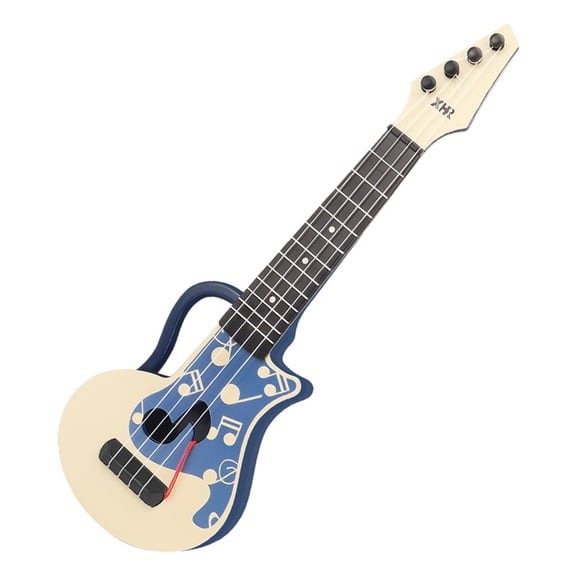 STPToys Mini Acoustic Guitar for Beginners,Small Ukulele Toys Musical Instruments Educational Learning Toy Birthday Gift - Blue