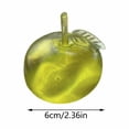 thumbnail image 1 of STPToys Realistic Green Apple Slow Rebound Stress Relief Ball, Compact Lightweight Fruit Sensory Decompression Ball for Anxiety Relief, Ideal Party Favors, 1 of 7