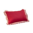 thumbnail image 1 of STPToys Ruffled Pillow Cases,Standard Pillow Shams Brushed Microfiber Edge Ruffled Soft Pillow Cover for Bedding Decor - Red, 1 of 6