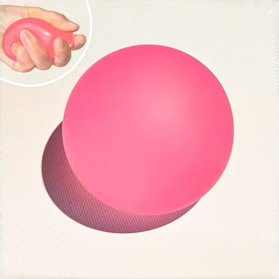 STPToys Solid Matte Round Slow Rebound Squeeze Gadget,Pink Soft Pressure Reducing Accessory Suitable For Birthday Gifts, Party Favors And General Reward Presents