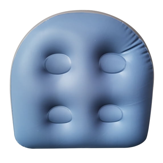STPToys Spa Booster Seat Pad for Adults,Back Support Bath Spa Pad Soft Inflatable Massage Cushion Spa Seat for Hot Tub - Blue