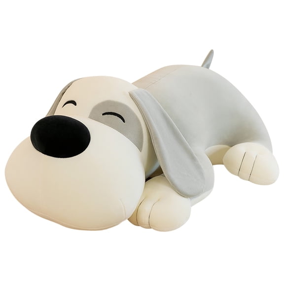 STPToys Stuffed Plush Animal Toy Soft Dog Plushies Cuddly Pillow Cushion Cute Puppy Bedtime Huggable Dolls Birthday Gifts - Gray - 11.8 inch