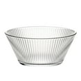 thumbnail image 1 of STPgoods Beam Clear Glass Salad Bowl Fluted 23.7 fl oz (700 ml) Ribbed Glass Serving Bowl, 1 of 10