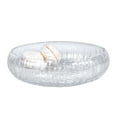 thumbnail image 1 of STPgoods Clear Glass Serving Bowl Relief Rounded Edges Fruit & Salad Bowl, 1 of 6