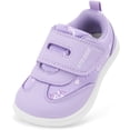 thumbnail image 1 of STQ KIDS Toddler Wide Toe Box Shoes:Girls Barefoot Shoe Girl Sneakers Little Kids Non-Slip Zero Drop Tennis Shoes First Walking Shoes Flex Breathable Athletic Sneaker Purple Toddler Size 9, 1 of 9