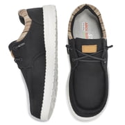 Slip on Sneakers with Arch Support Womens Casual Boat Summer Orthopedic Shoes for Travel and Business Black US 8