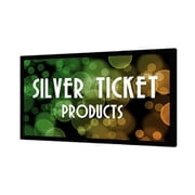 str-169110 silver ticket 4k ultra hd ready cinema format 6 piece fixed frame projector screen 169, 110, white material
