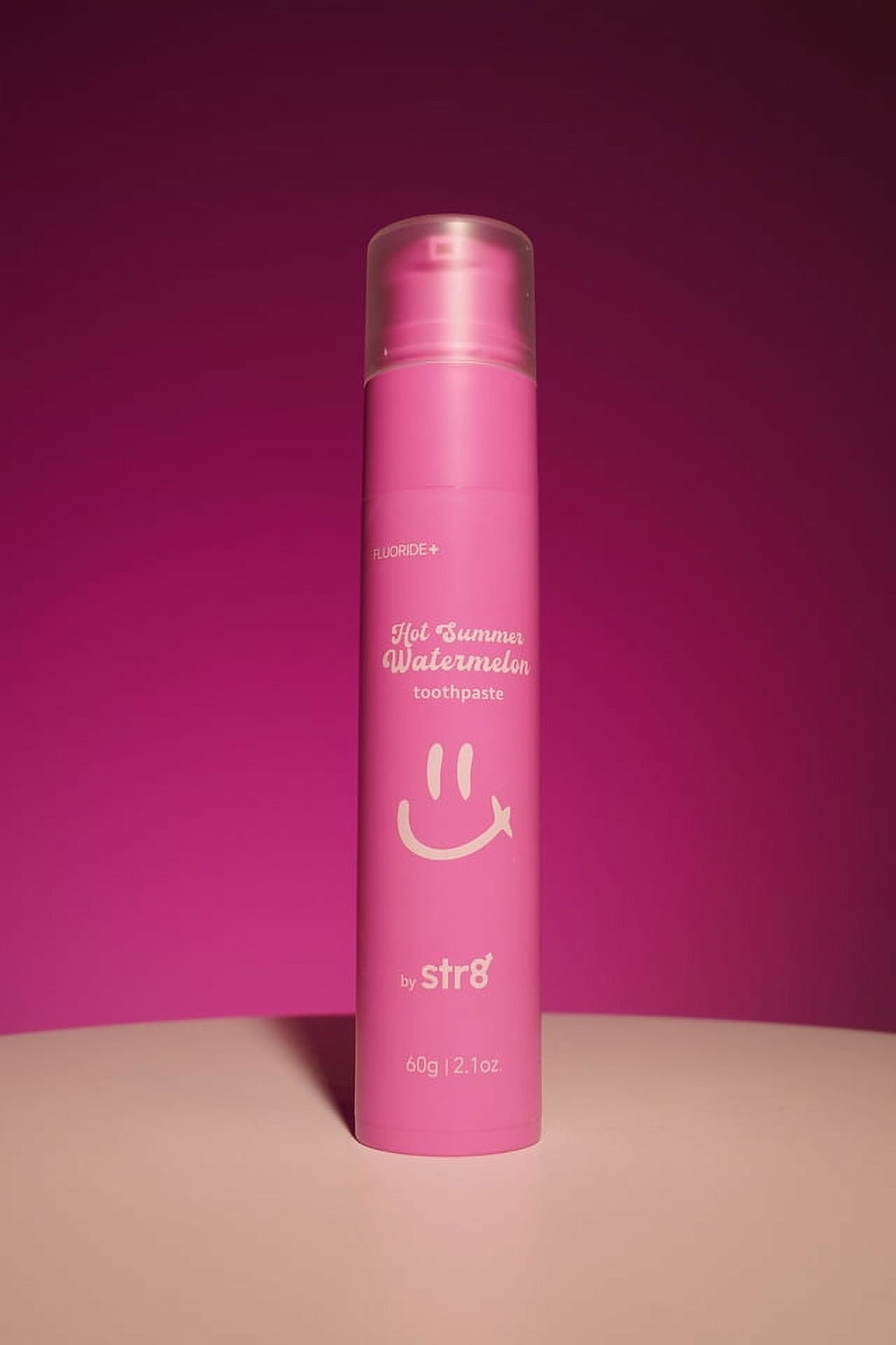 STR8 Hot Summer Watermelon Flavored Toothpaste + Mint & Fluoride