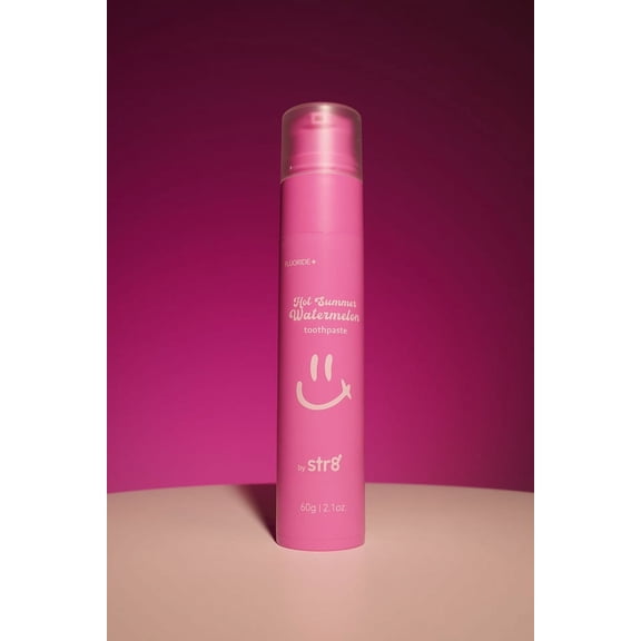 STR8 Hot Summer Watermelon Flavored Toothpaste + Mint & Fluoride