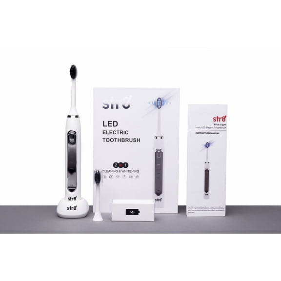 STR8 LED Electric Toothbrush (White)