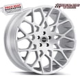 thumbnail image 1 of STRADA BUCA Custom Wheel - 22x9.5, 24 Offset, 6x139.7 Bolt Pattern, 87.1mm Hub - Silver with Brushed Face Rim, 1 of 1