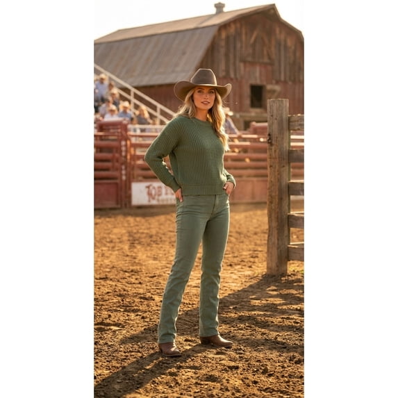 Angel Premium Women's Straight-Leg High-Rise Relax-Fit Jeans