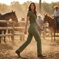 thumbnail image 1 of Angel Premium Women's Straight-Leg High-Rise Relax-Fit Jeans, 1 of 4