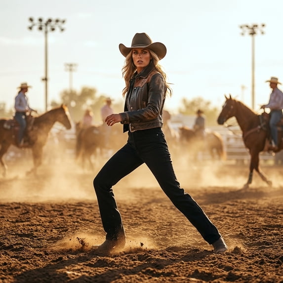 Angel Premium Women's Straight-Leg High-Rise Relax-Fit Jeans