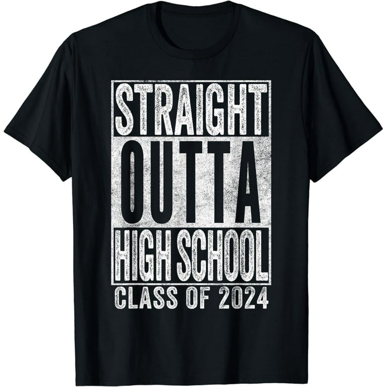 Straight Outta High School Senior 2019 Graduation T-Shirt Straight Outta High School Senior 2019 Graduation T-Shirt