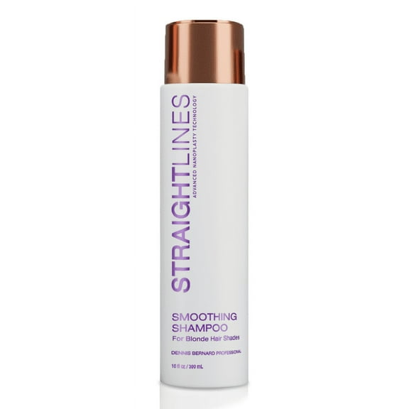 STRAIGHTLINES Smoothing Shampoo For Blonde Hair Shades, 10 Fl Oz
