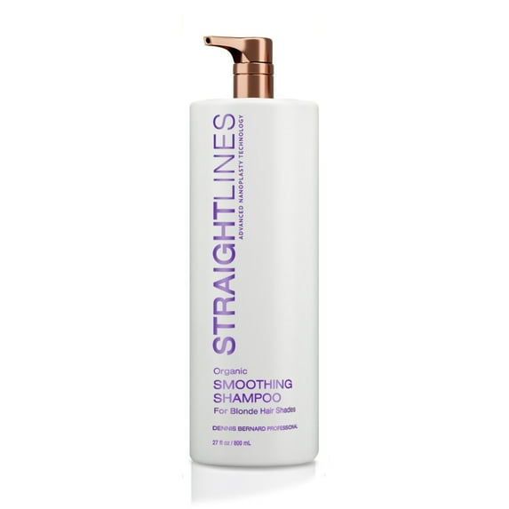 STRAIGHTLINES Smoothing Shampoo For Blonde Hair Shades, 27 Fl Oz