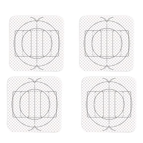 STRAIT FLEX INTERNATIONAL PP-2PK STRAIT FLEX INTERNATIONAL Perma Drywall Patch (Four Pack)