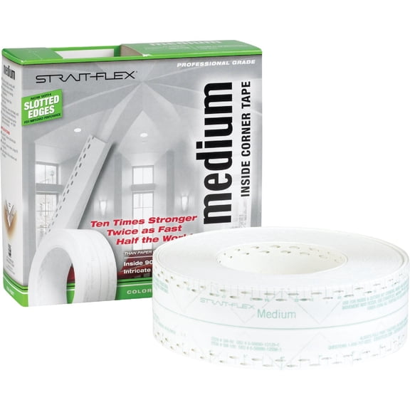 Strait-Flex Medium Composite Drywall Tape SM-100 - 2.25 In x 100 Ft Residential Use, Standard Application