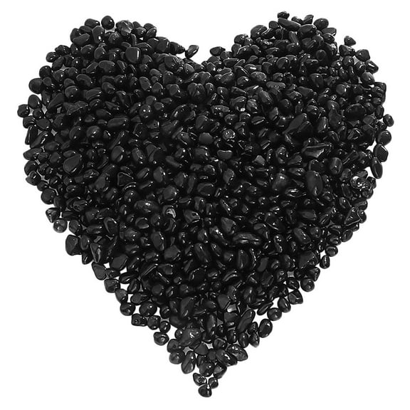 STRANDCHIC 1 Bag Non-Fading Black Glass Sand for Fish Tank Substrate 0.10.10.1in