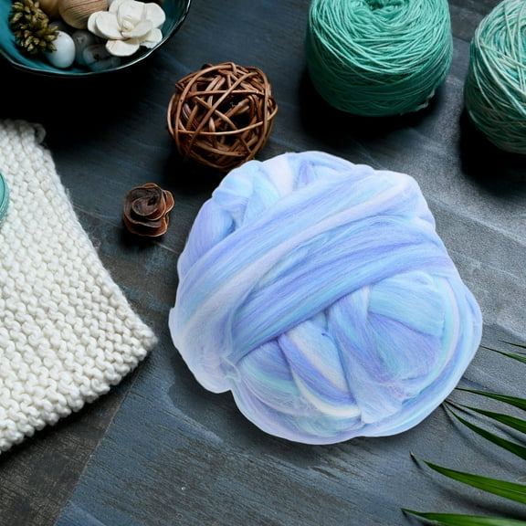 STRANDCHIC Durable Colored Roving Yarn for Crafting and Dryer Balls 1Pack