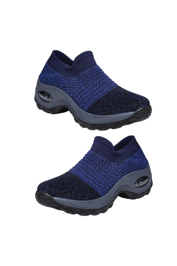 Women's Workout Shoes, 1 Pair Dark Athletic Sneakers, Comfortable Casual Running and Training Footwear