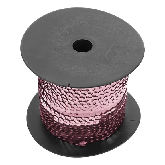 STRANDCHIC Lavender Elastic Sequin Ribbon Trim for Crafting Clothing Decoration and Costume Embellishments