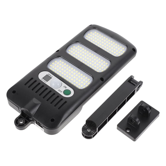 STRANDCHIC 1Set Solar Wall Lamp Black LED Motion or Outdoor Garden Lighting