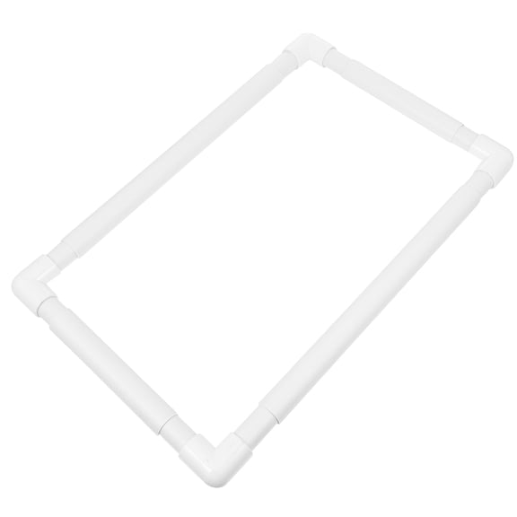 STRANDCHIC 1 Set of Embroidery Frame Clip Embroidery Frame White Plastic for Cross Stitch