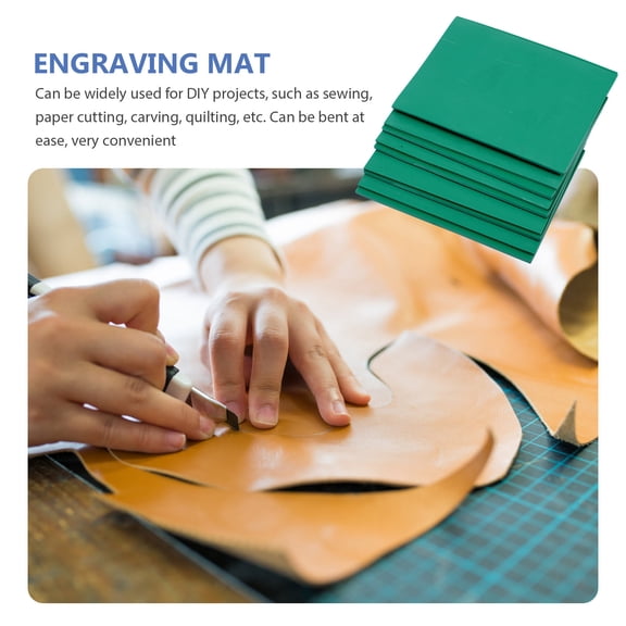STRANDCHIC 10- Flexible Rubber Craft Cutting Mats for Engraving and Workspace Boards