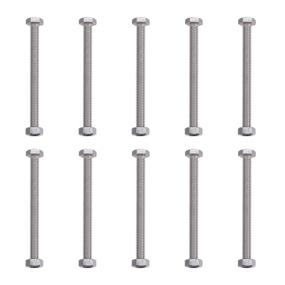 STRANDCHIC Nut Bolt Kit Stainless Steel Hexagon Screws 10 Sets