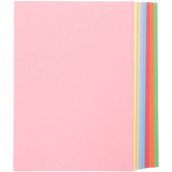 STRANDCHIC 100 Sheets Assorted Color Thick Painting Paper for Crafts Making and Art Projects