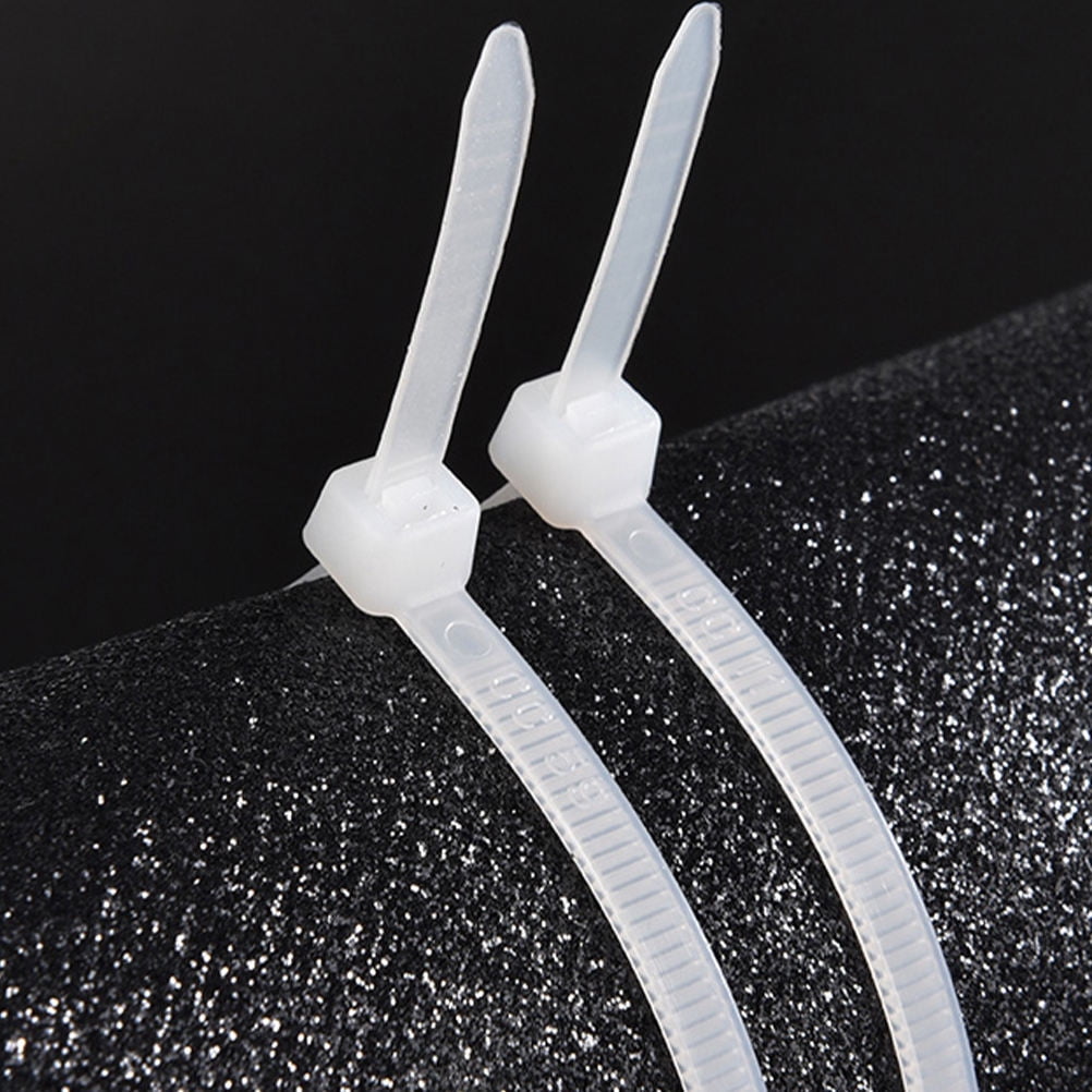 Reusable Cable Wraps STRANDCHIC 100Pcs Releasable Cable Ties White Nylon Durable Reusable ...