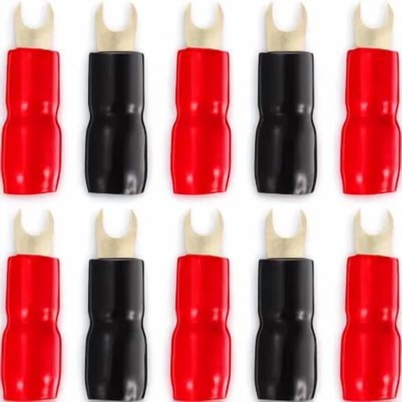 STRANDCHIC 10 Pairs Copper Electric Cable Connectors for Audio Installation and Electrical Contact