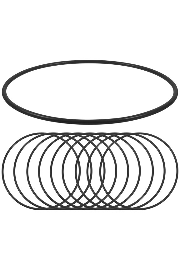 10Pcs Black Metal Rings for Dreamcatcher Sturdy Iron Hoops Ideal for Tassels Gars and Crafts
