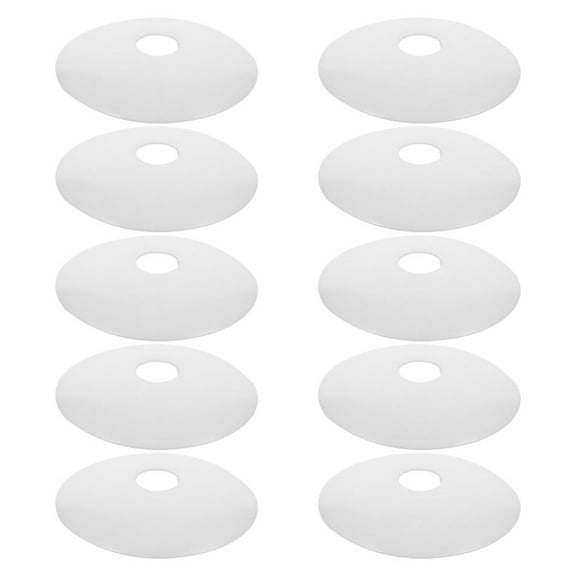 STRANDCHIC 10Pcs Round Ceiling Light Cover Waterproof Ceiling Plate for Home Lighting Fixtures