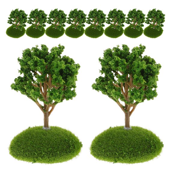 STRANDCHIC Plastic Fairy Garden Miniatures for Architectural Models Durable and Lifelike 10Pcs